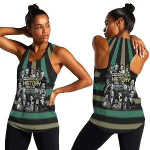 Black History Month Women Racerback Tank Civil Rights Leaders DT04