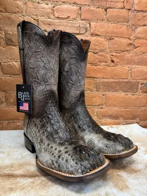 Black Jack Men’s Natural Caiman Hornback Square Toe Western Cowboy Boots NT-7721-96