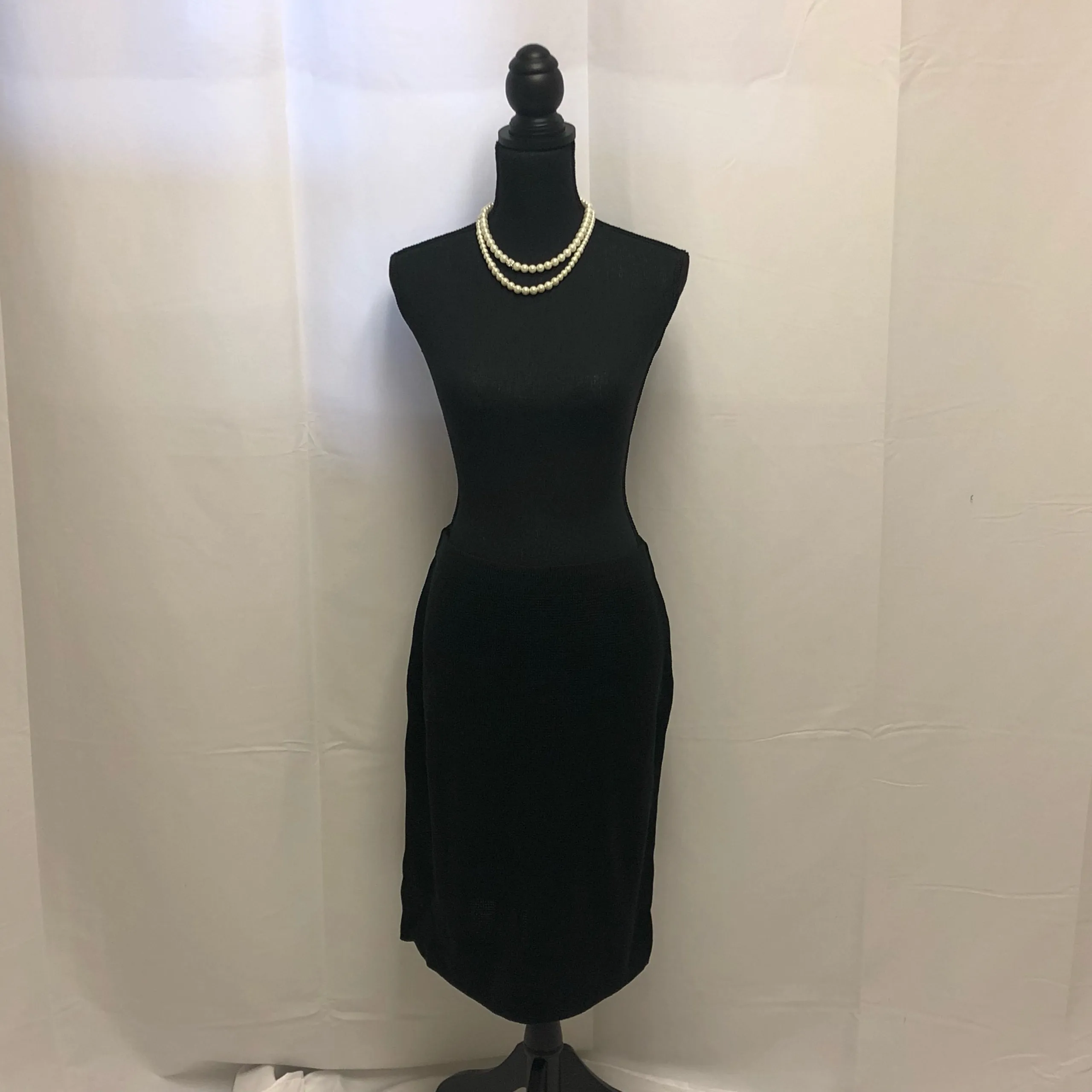 Black Knit Skirt