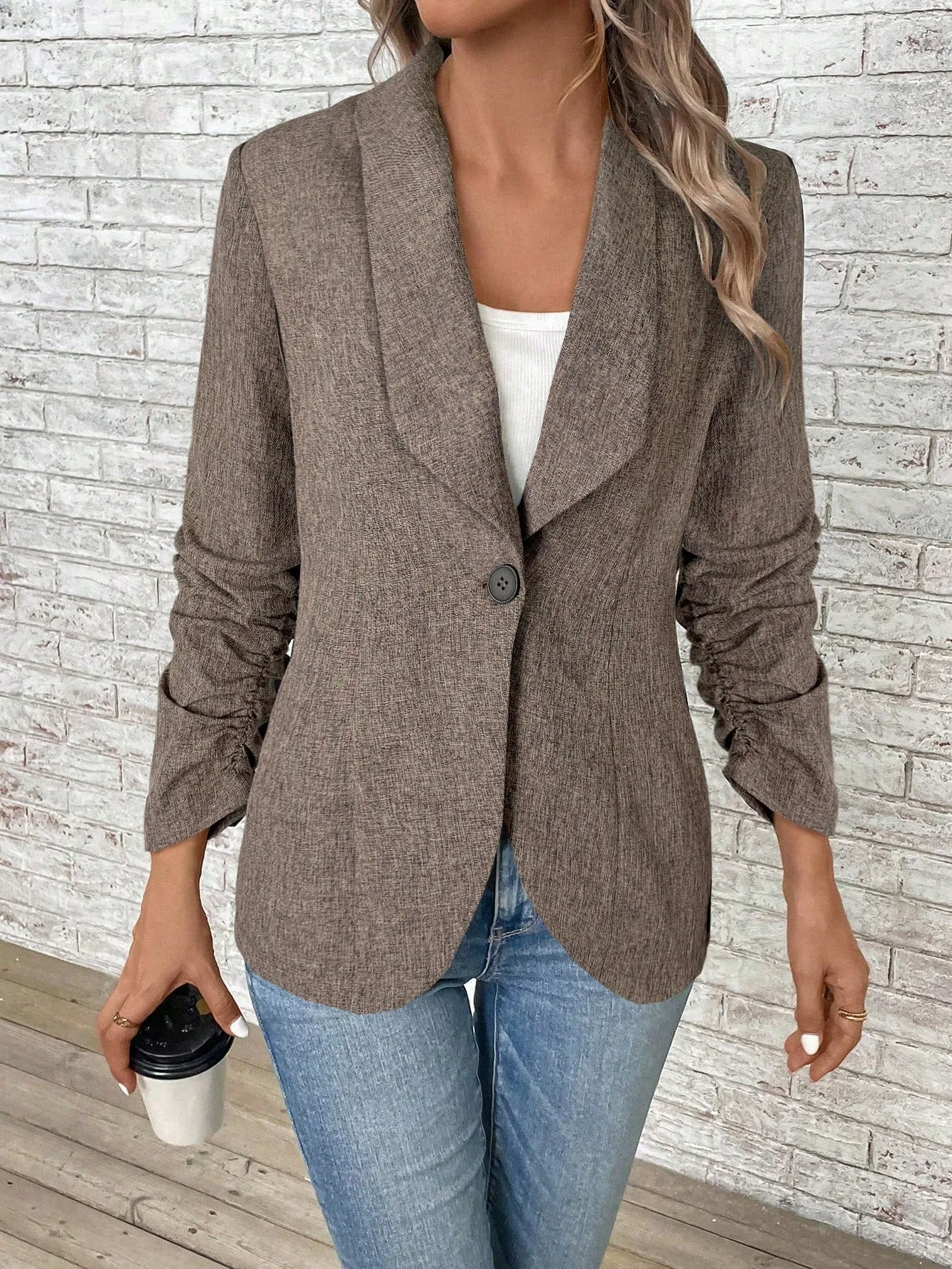 Blazer Casual de Otoño para Mujer