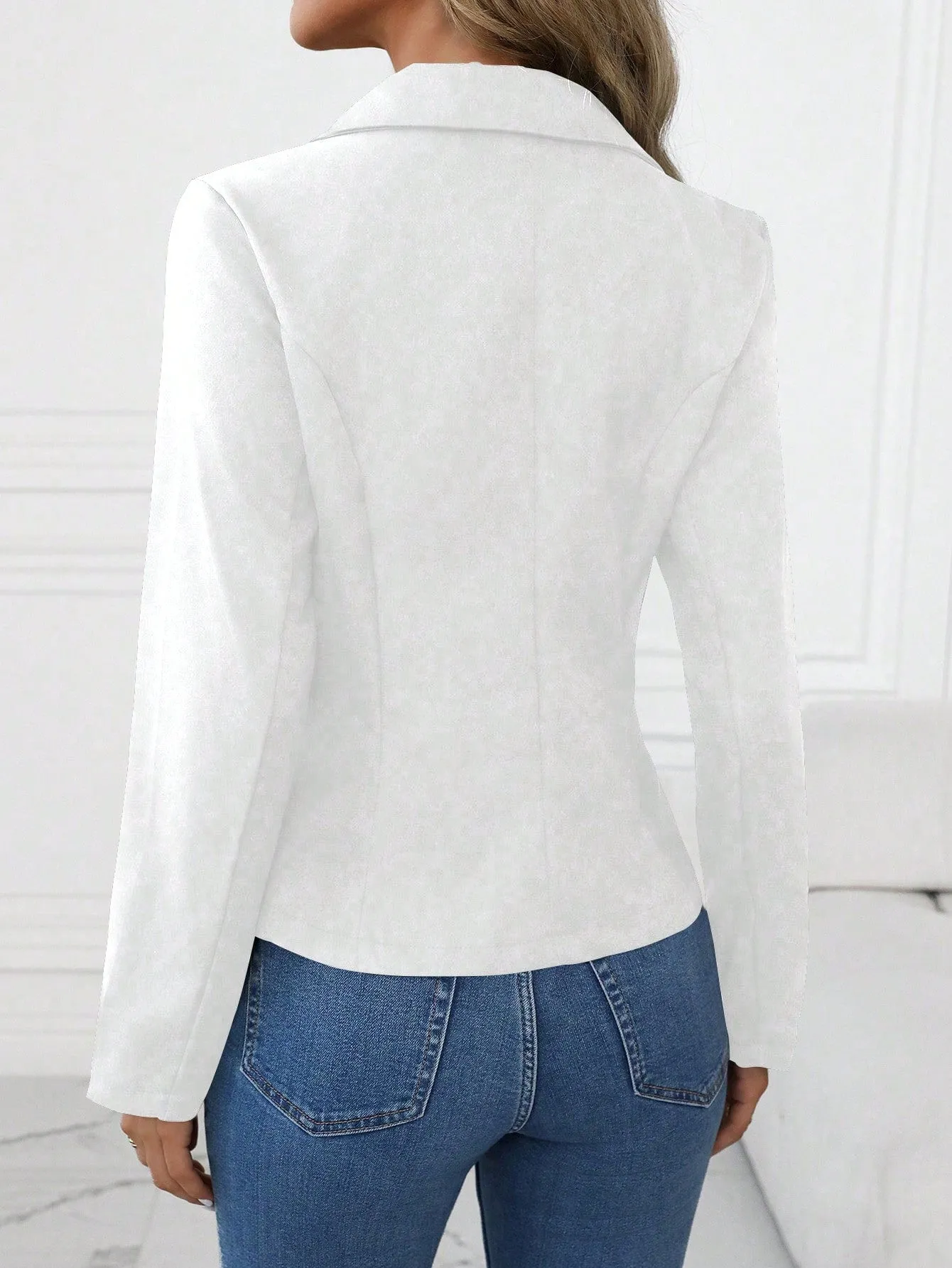 Blazer Clásico Casual para Mujer en Cherry Vibes