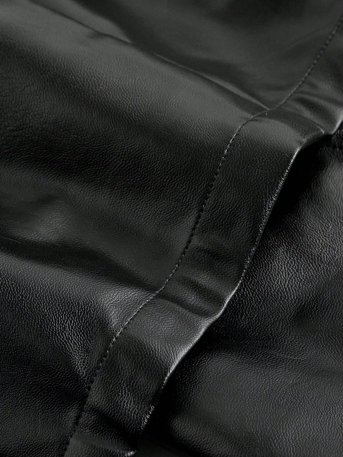Blazer de PU para mujer