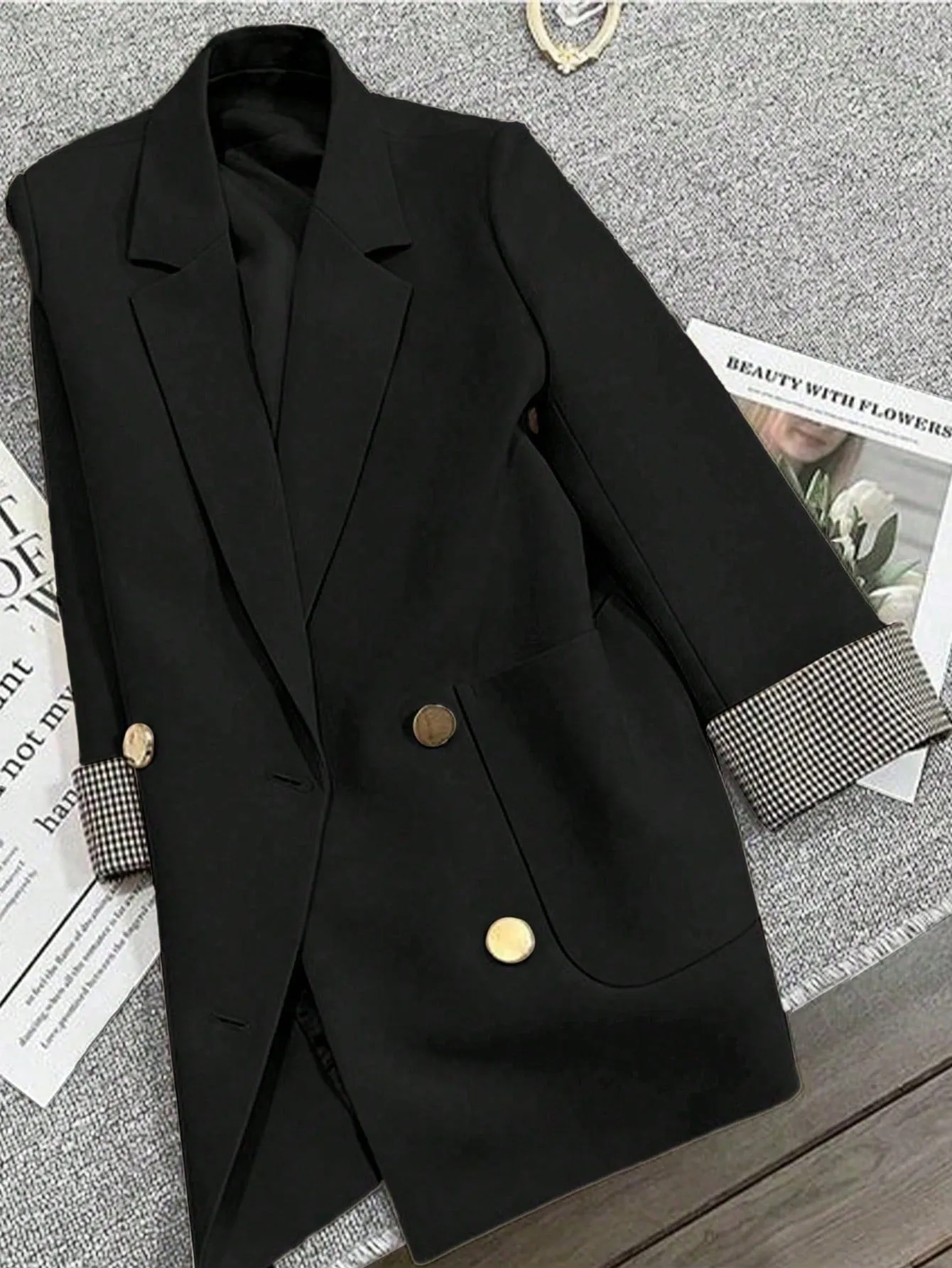 Blazer Franclia Casual de Cherry Vibes para el Verano en