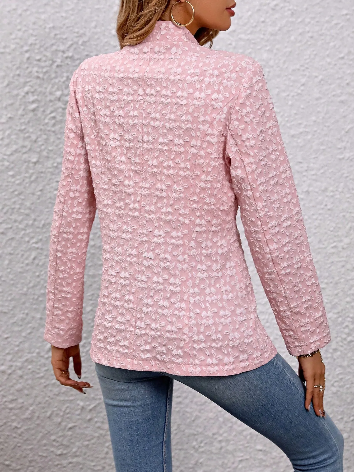 Blazer Jacquard Abierto LUNE de Cherry Vibes en
