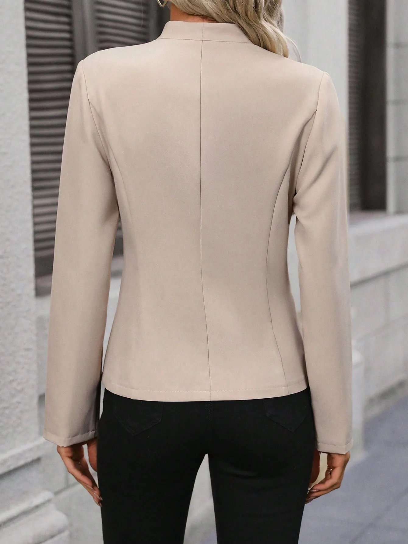 Blazer LUNE A La Medida Con Borde De Colores