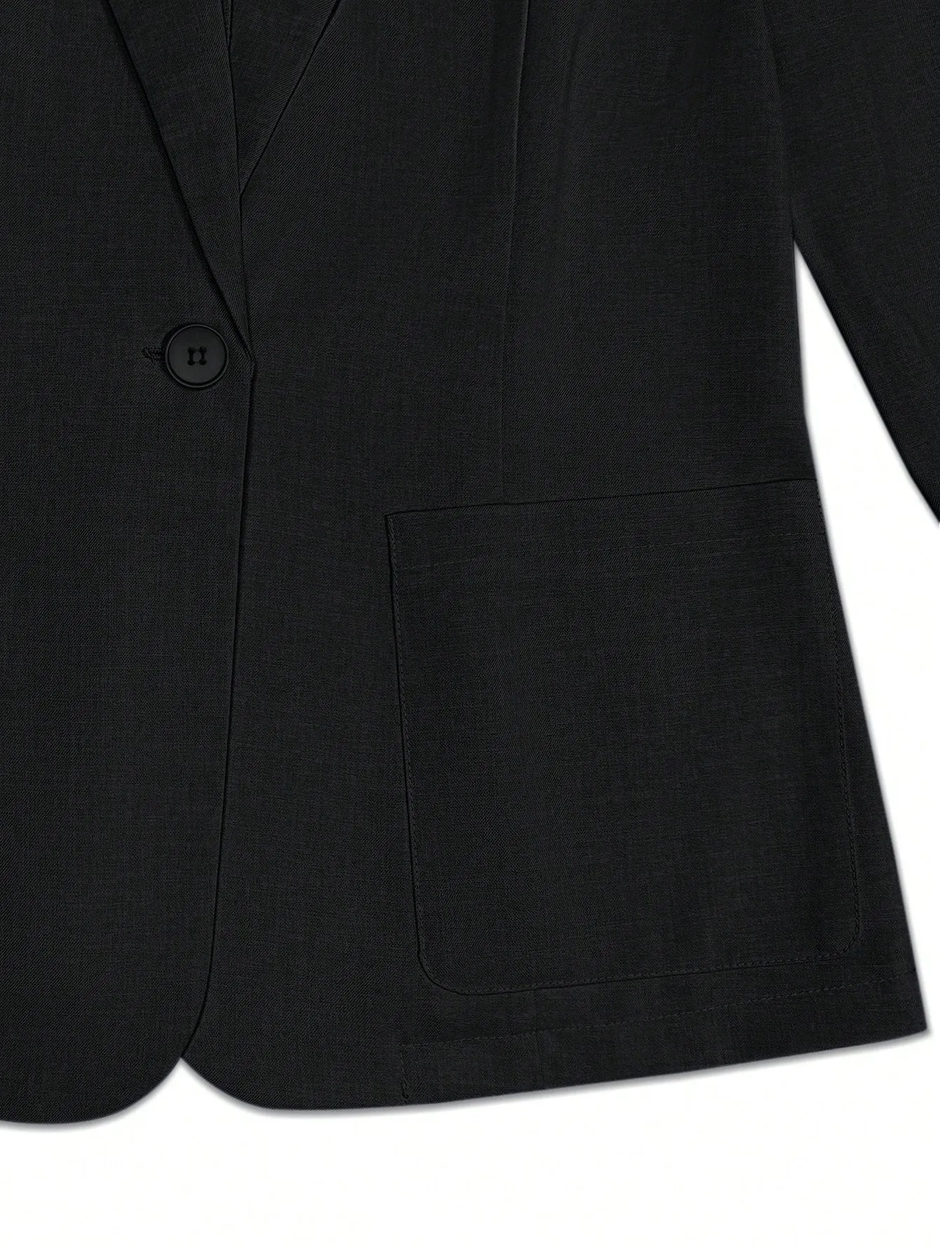Blazer Minimalista de Manga Larga para Mujer