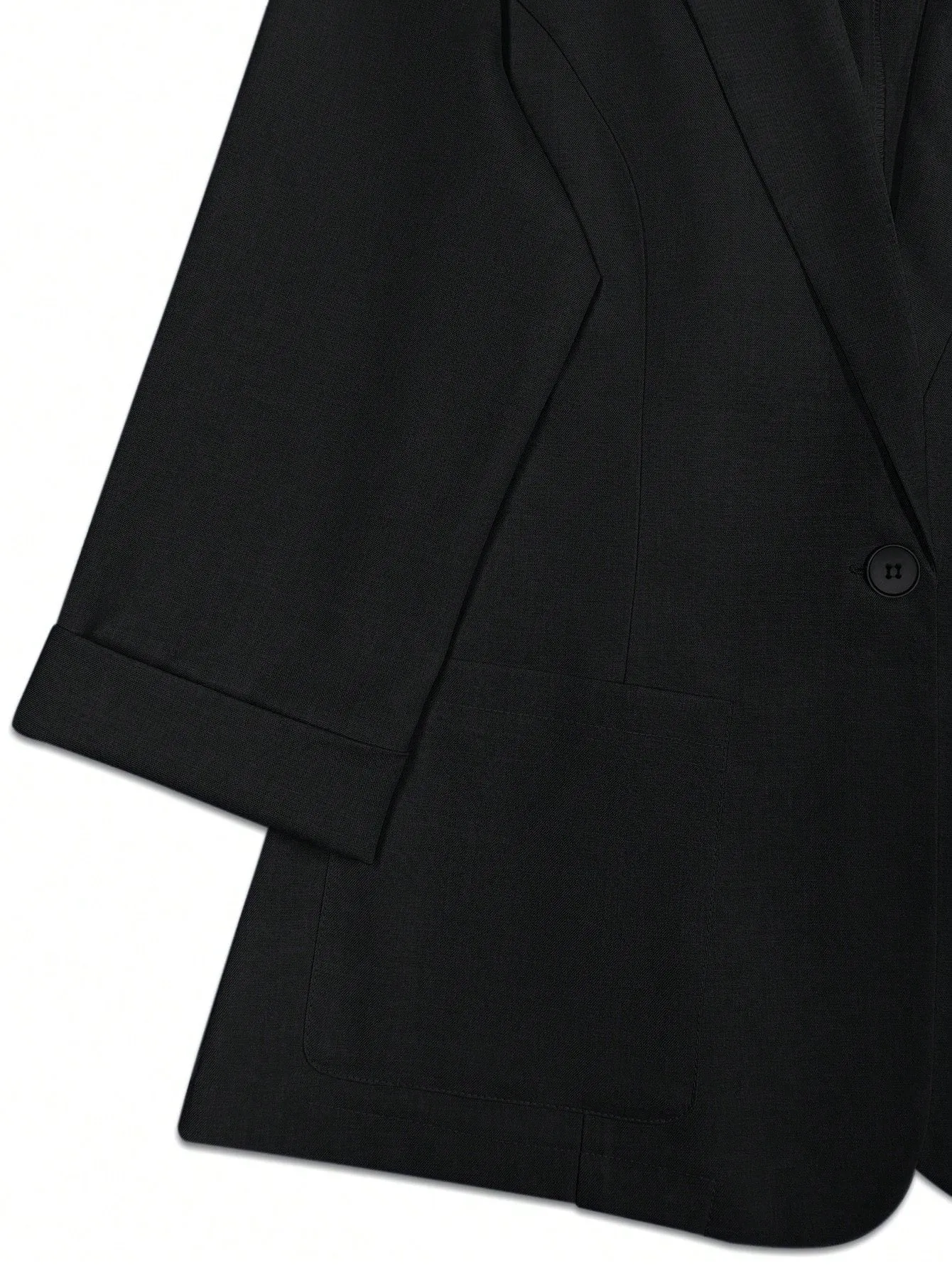 Blazer Minimalista de Manga Larga para Mujer