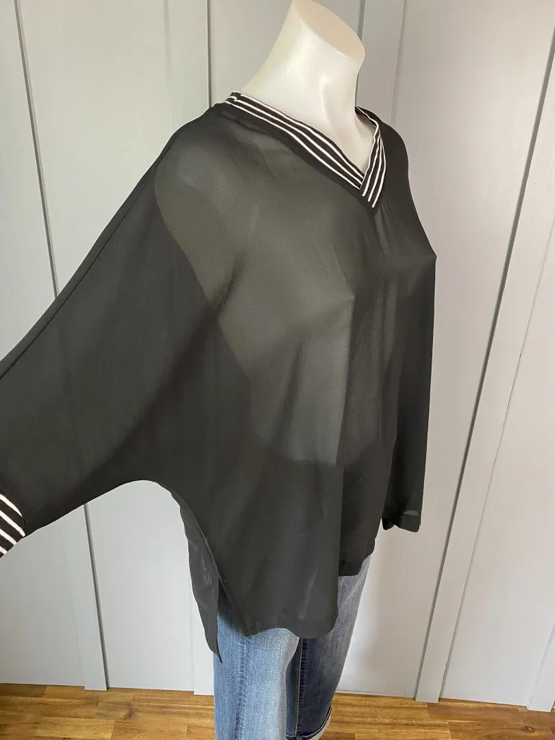 BNWT Black Lemon Tree Tops, 8