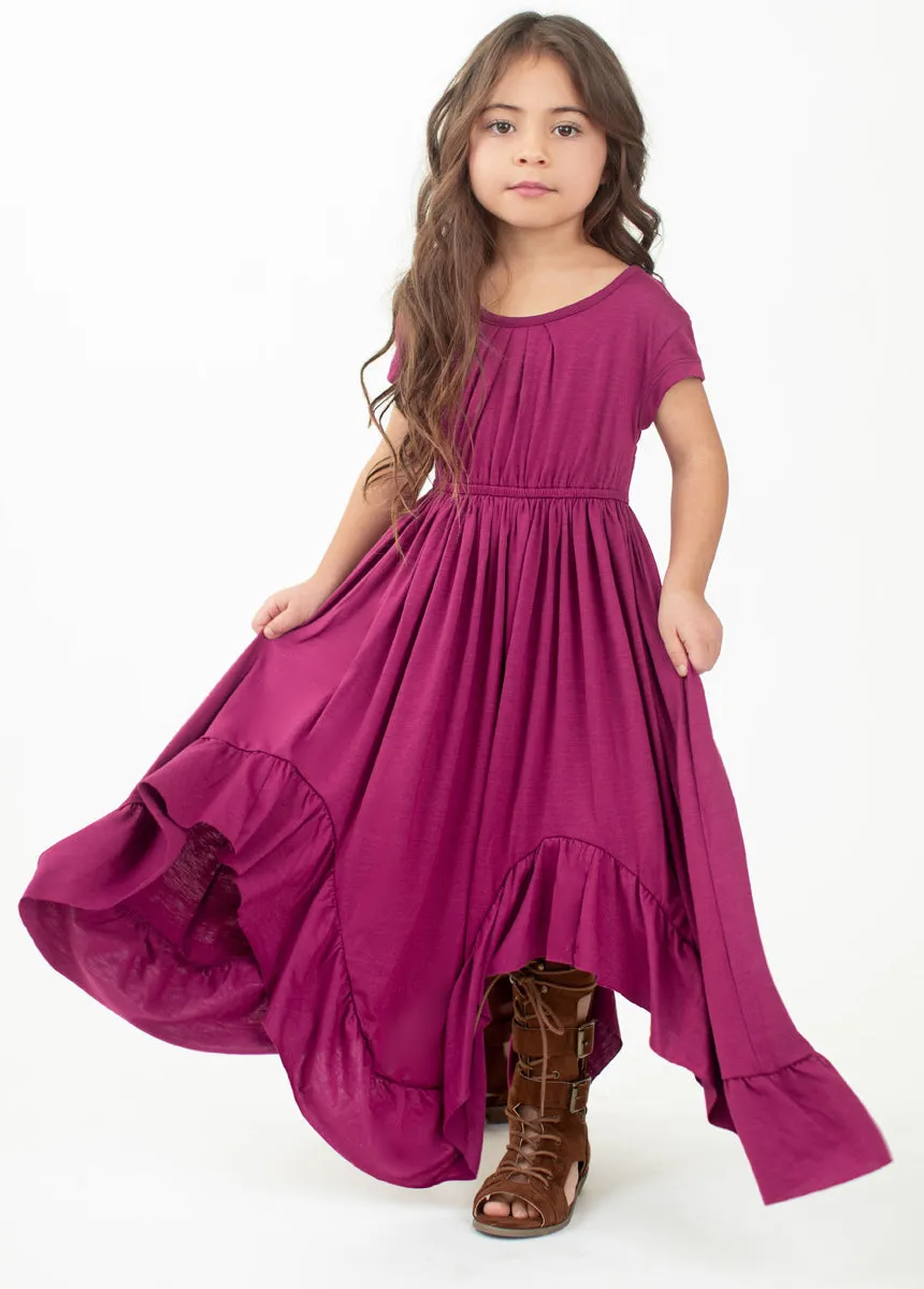 Braelyn Dress in Berry