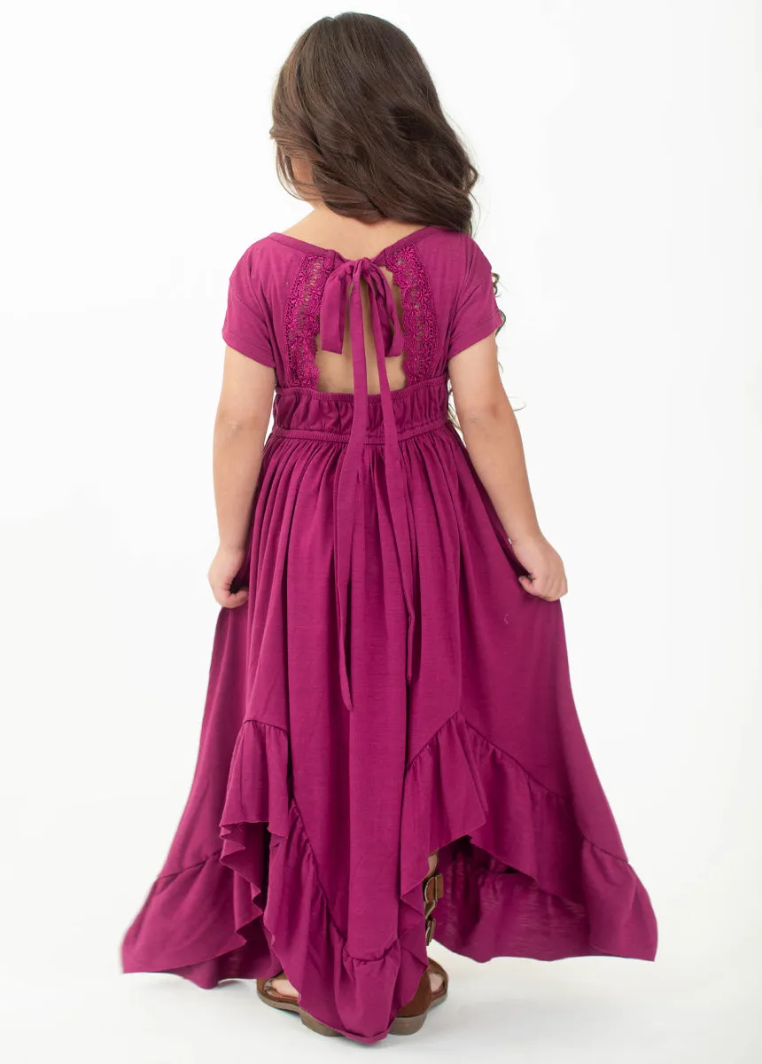 Braelyn Dress in Berry