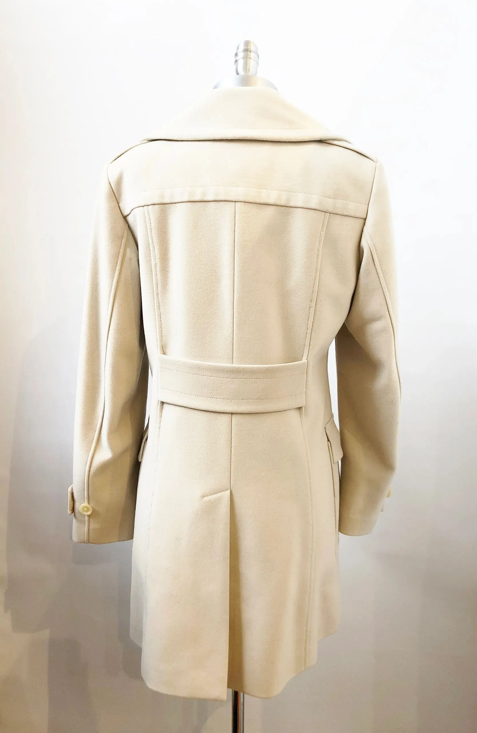 Burberry London Wool Coat Size 12 Uk (10 Us)