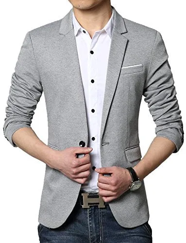 Casual Slim Fit Blazer for Men