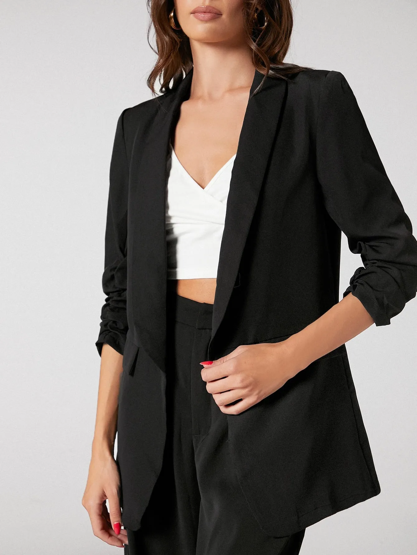 Chaqueta Blazer BizChic para Mujer - Cherry Vibes