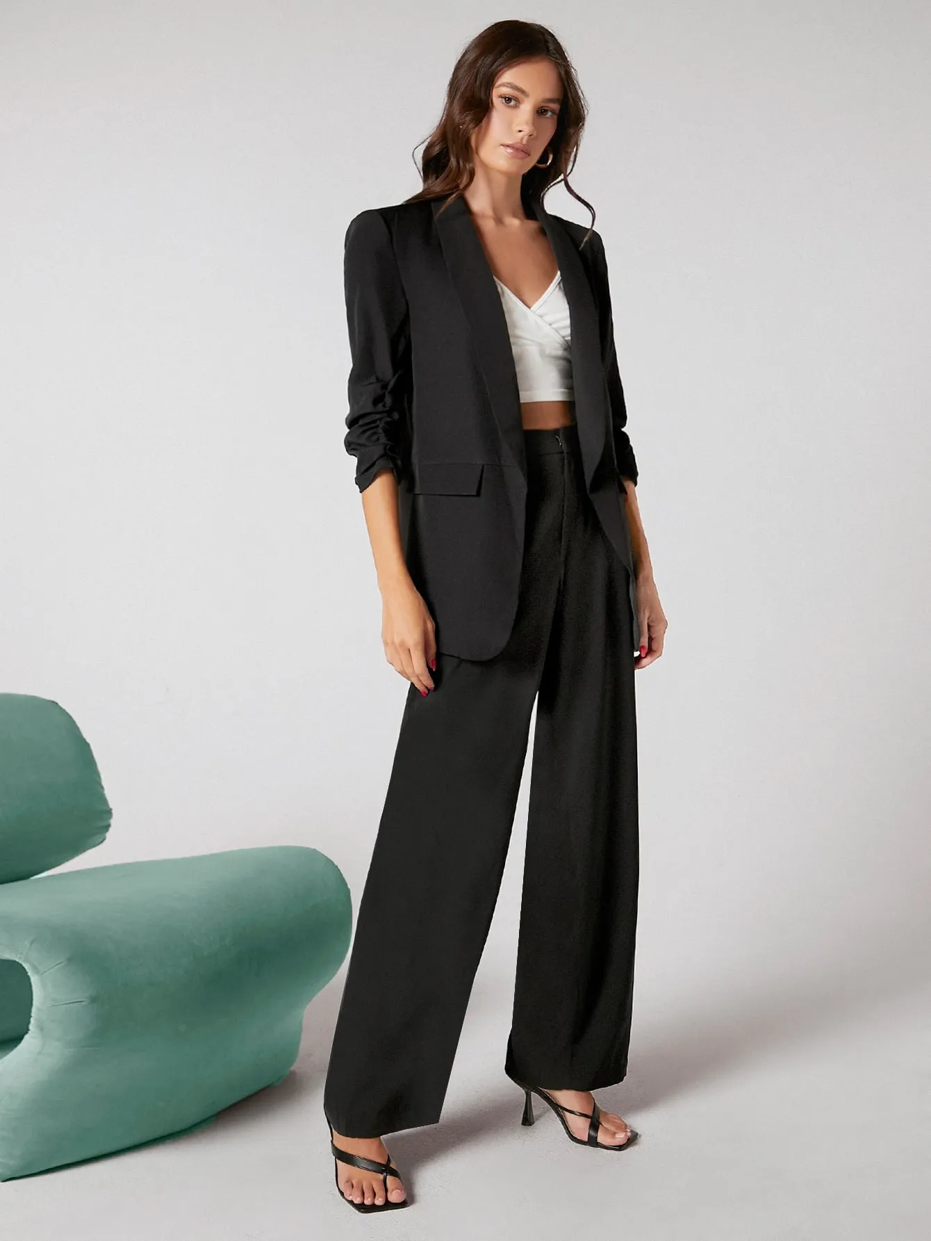 Chaqueta Blazer BizChic para Mujer - Cherry Vibes