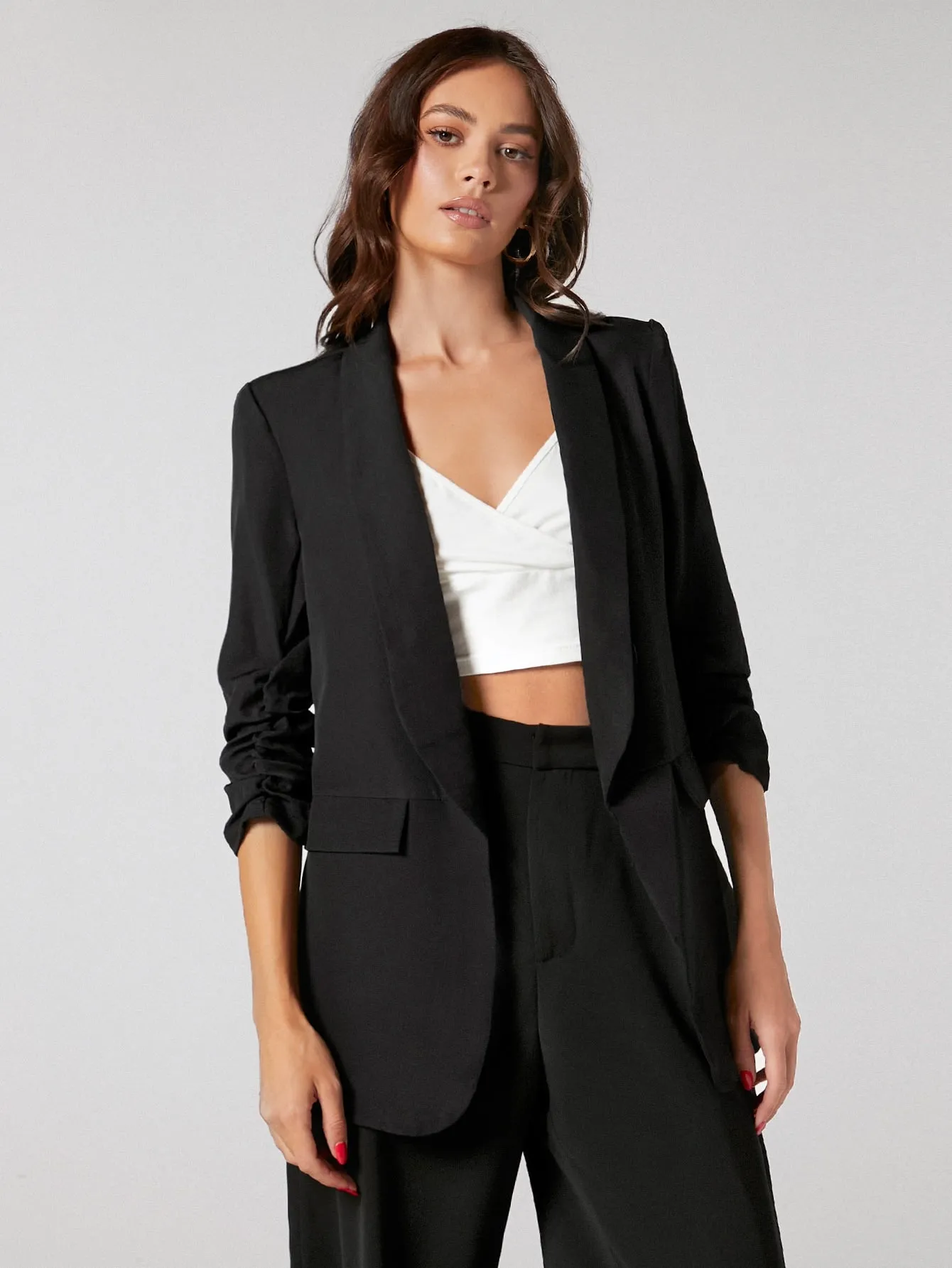 Chaqueta Blazer BizChic para Mujer - Cherry Vibes