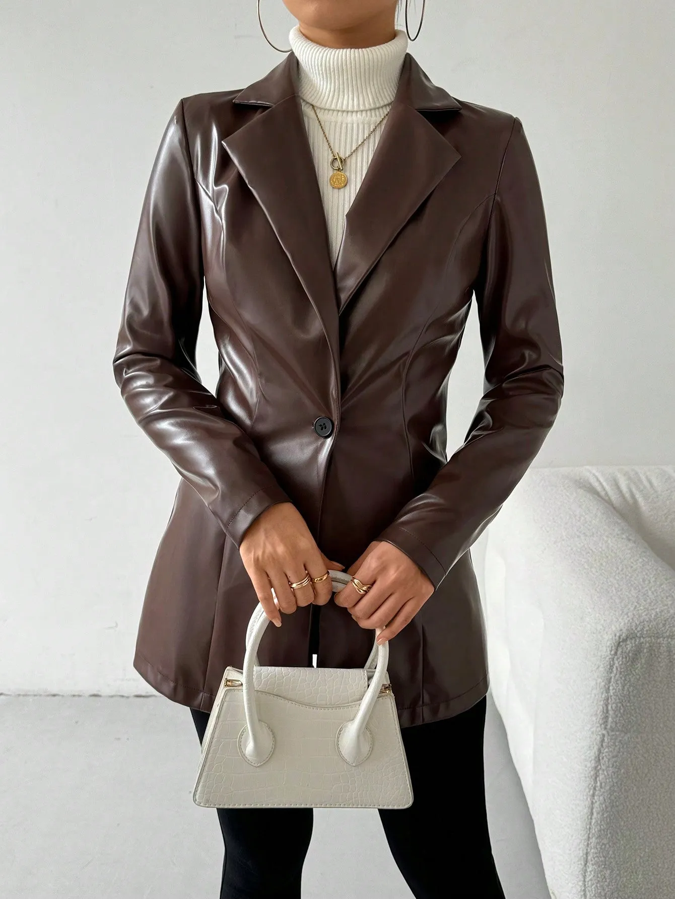 Chaqueta Casual Retro para Otoño