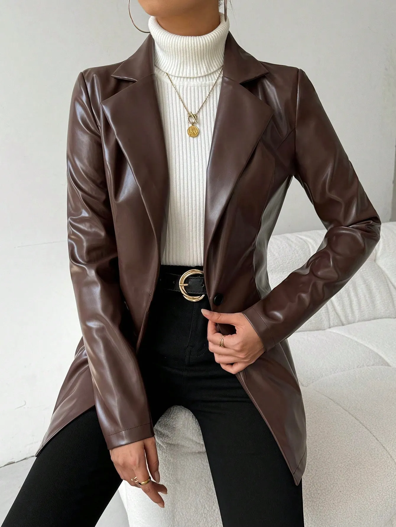 Chaqueta Casual Retro para Otoño