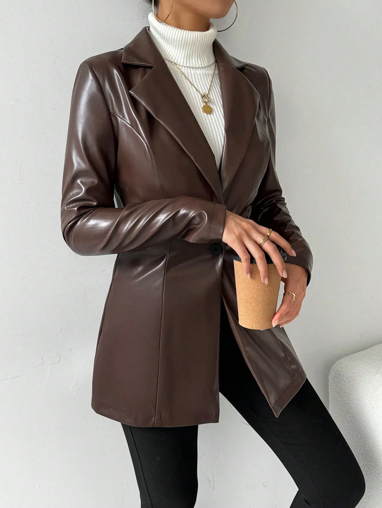 Chaqueta Casual Retro para Otoño
