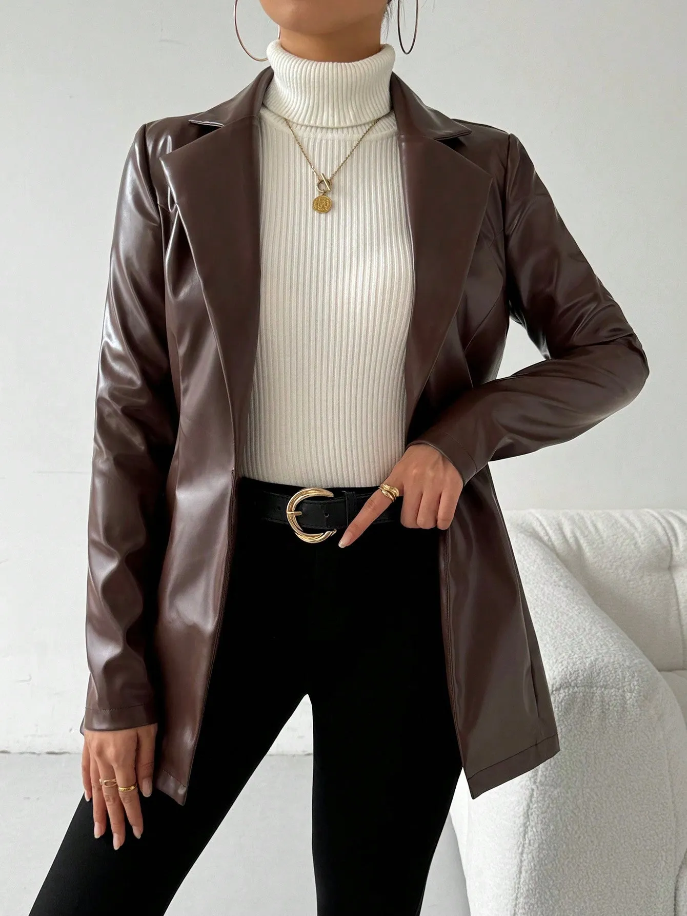 Chaqueta Casual Retro para Otoño