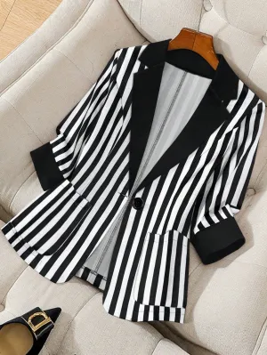 Chaqueta de blazer de mujer Emery Rose en Cherry Vibes