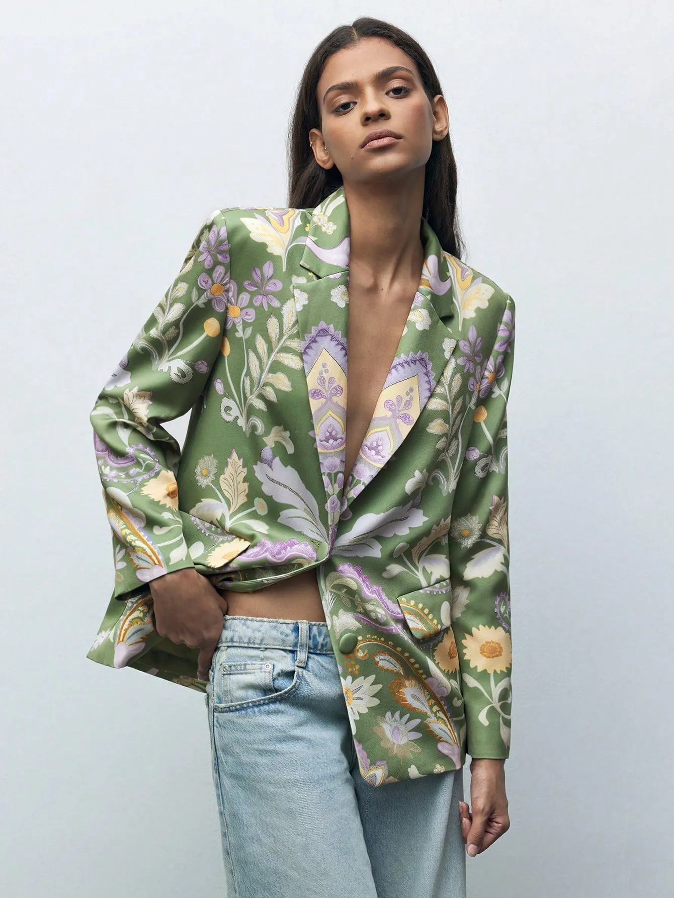 Chaqueta Maija de Dama Verde - Ropa Casual en Cherry Vibes