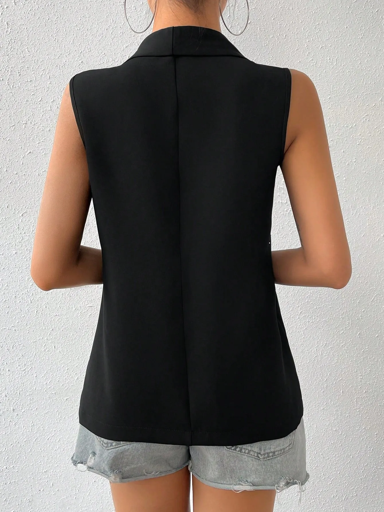 Cherry Vibes Chaleco Sin Mangas Con Cuello En V para Mujeres
