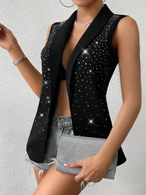 Cherry Vibes Chaleco Sin Mangas Con Cuello En V para Mujeres