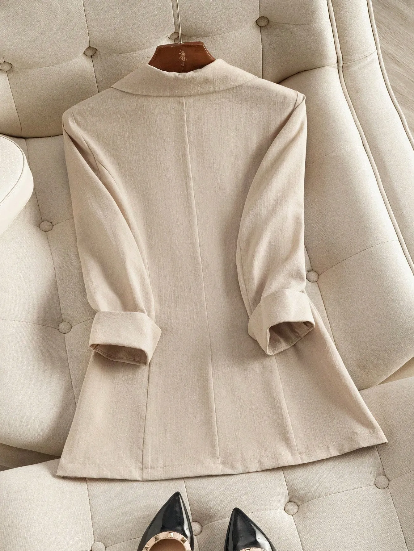 Cherry Vibes Chaqueta de traje de manga larga para mujer