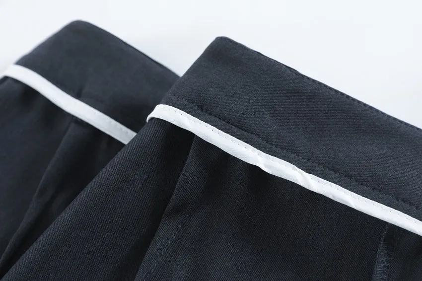 Chic and Breathable Wide Leg Trousers for Women's Casual Look