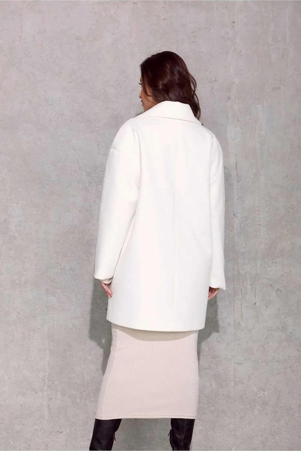 Chic Oversized Double-Breasted Coat