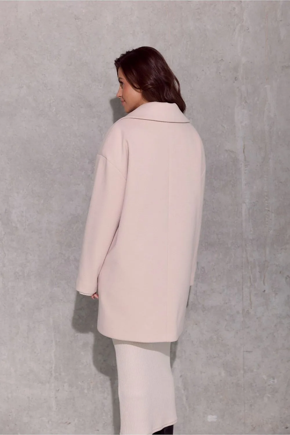 Chic Oversized Double-Breasted Coat