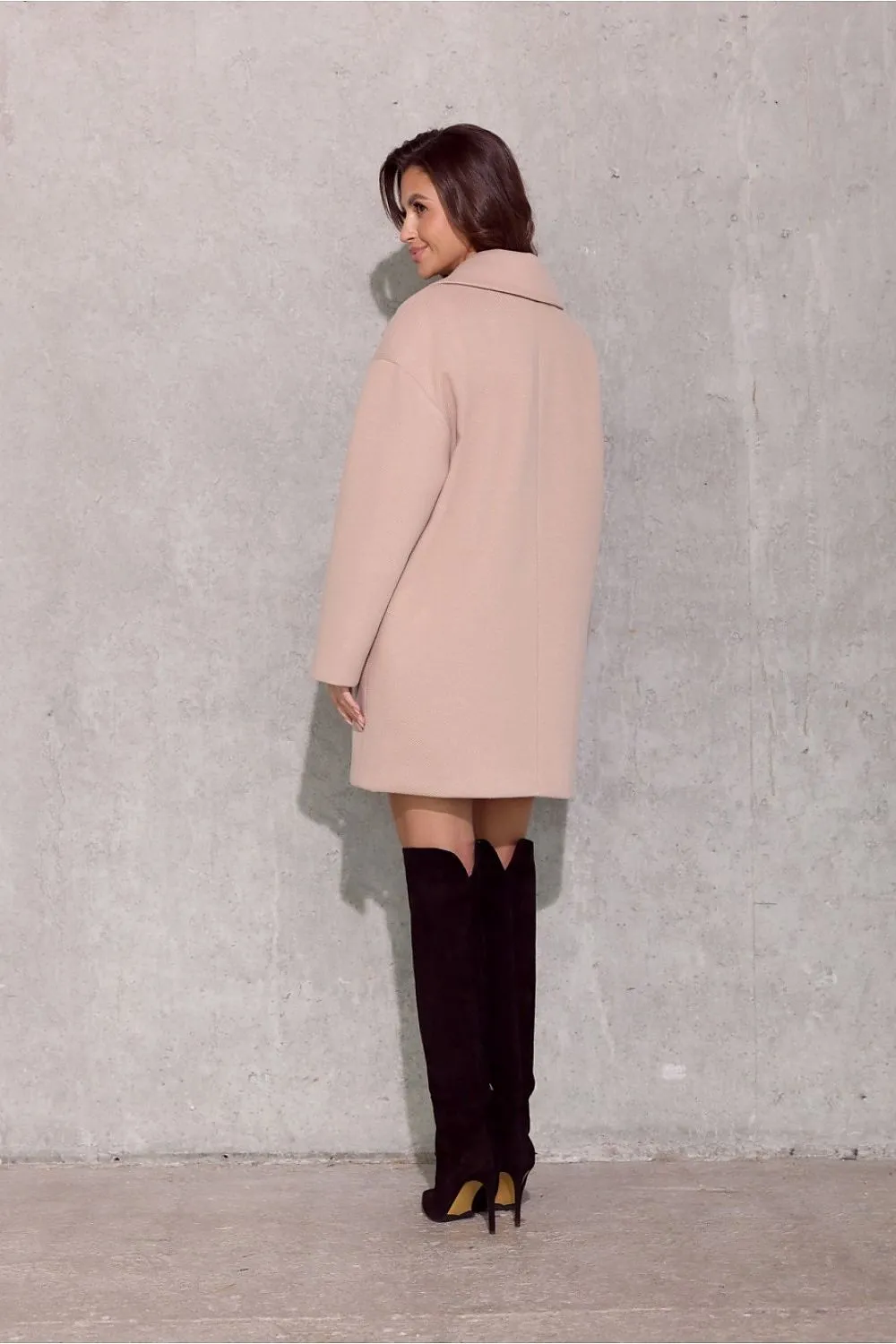 Chic Oversized Double-Breasted Coat