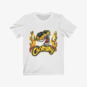 Chomsky Flame Tee (White)