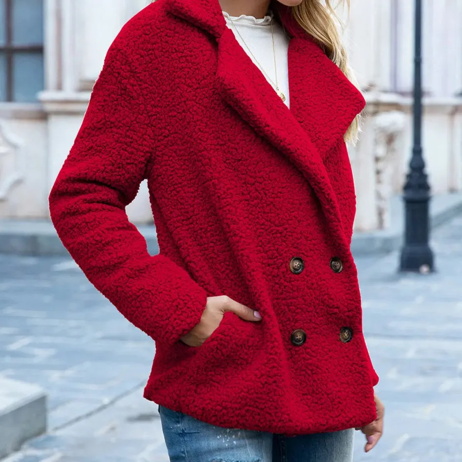 Coats Autumn Winter Warm Soft Overcoats
