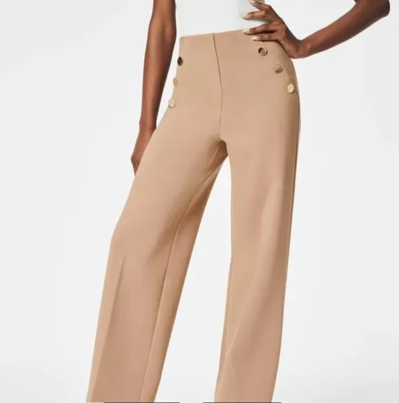 Cosima - Button Wide Leg Pants