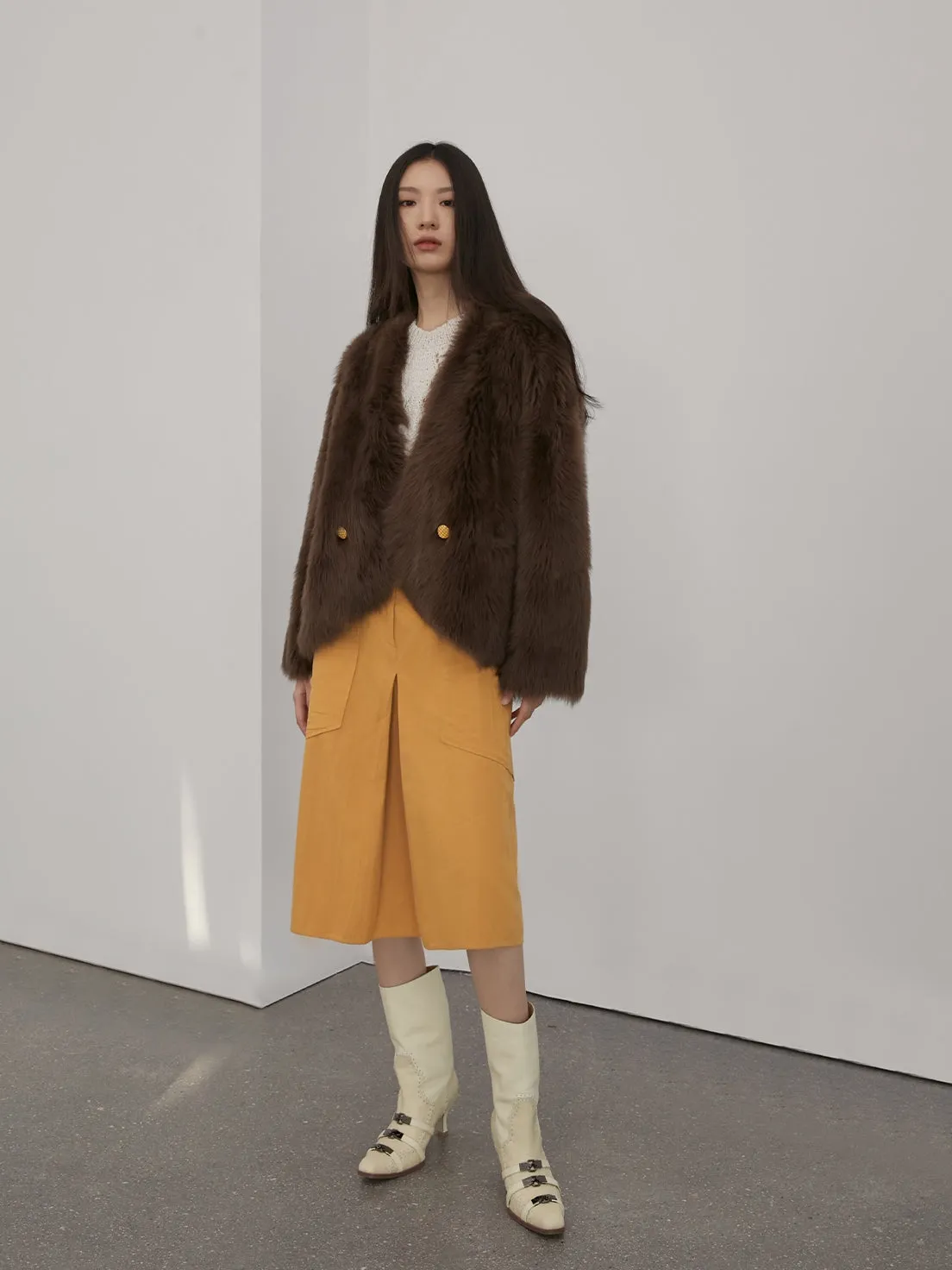 Cotton Cloud Fur Coat