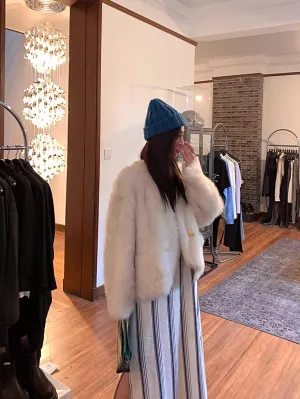 Cotton Cloud Fur Coat