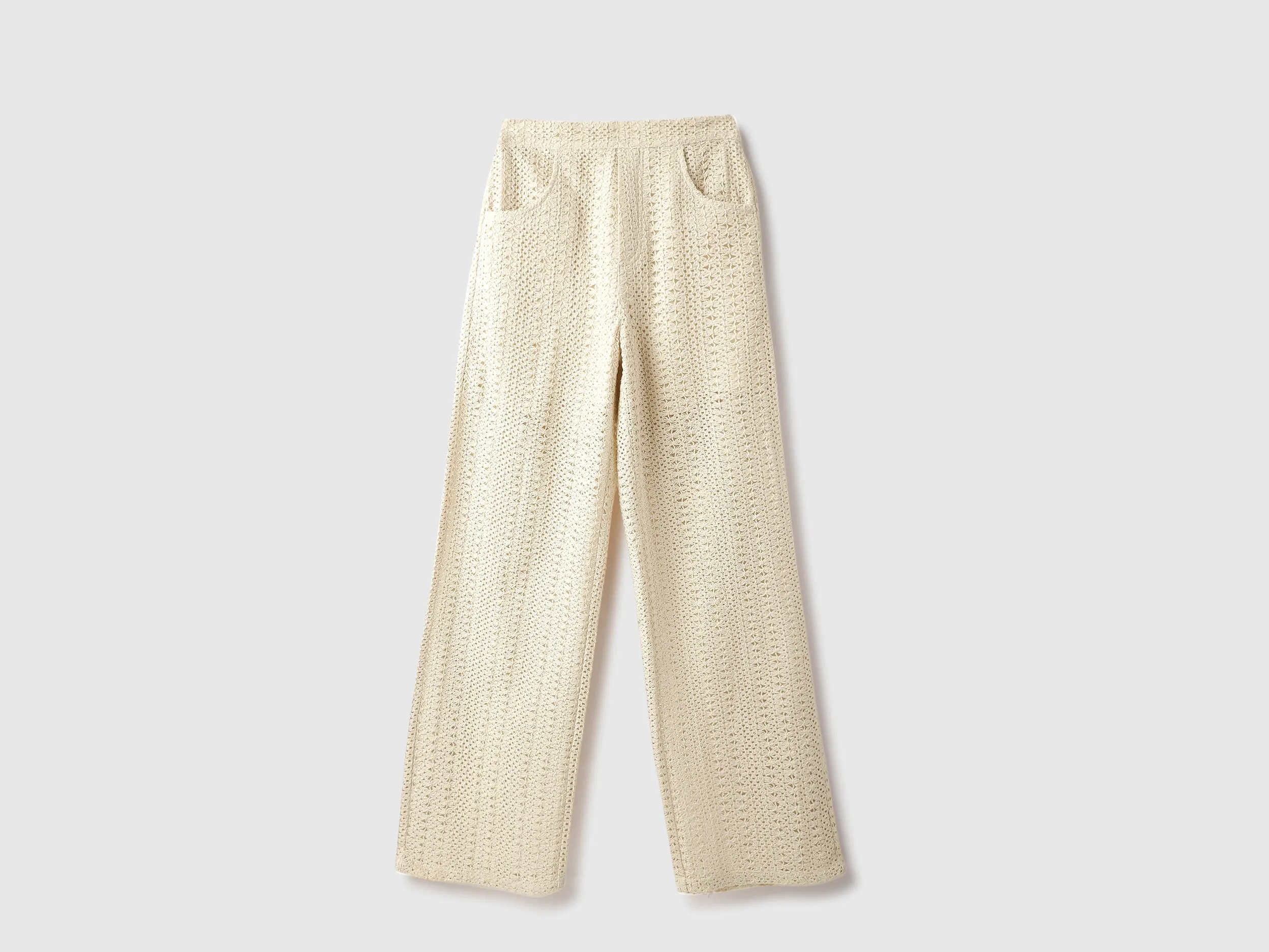 Crochet Wide Leg Fit Trousers