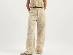 Crochet Wide Leg Fit Trousers