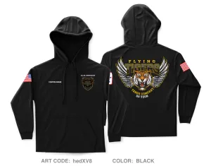 CUSTOM "Flying Tigers" 82nd Platoon, Tango Company, 266th QM BN Core Men's Hooded Performance Sweatshirt - hedXV8