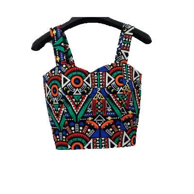 Cute Crop Top Women Plaid Floral Cropped Feminino Tank Top White Cami Short Tops Vest Summer Dill Top Cropped Women Mothers Cami
