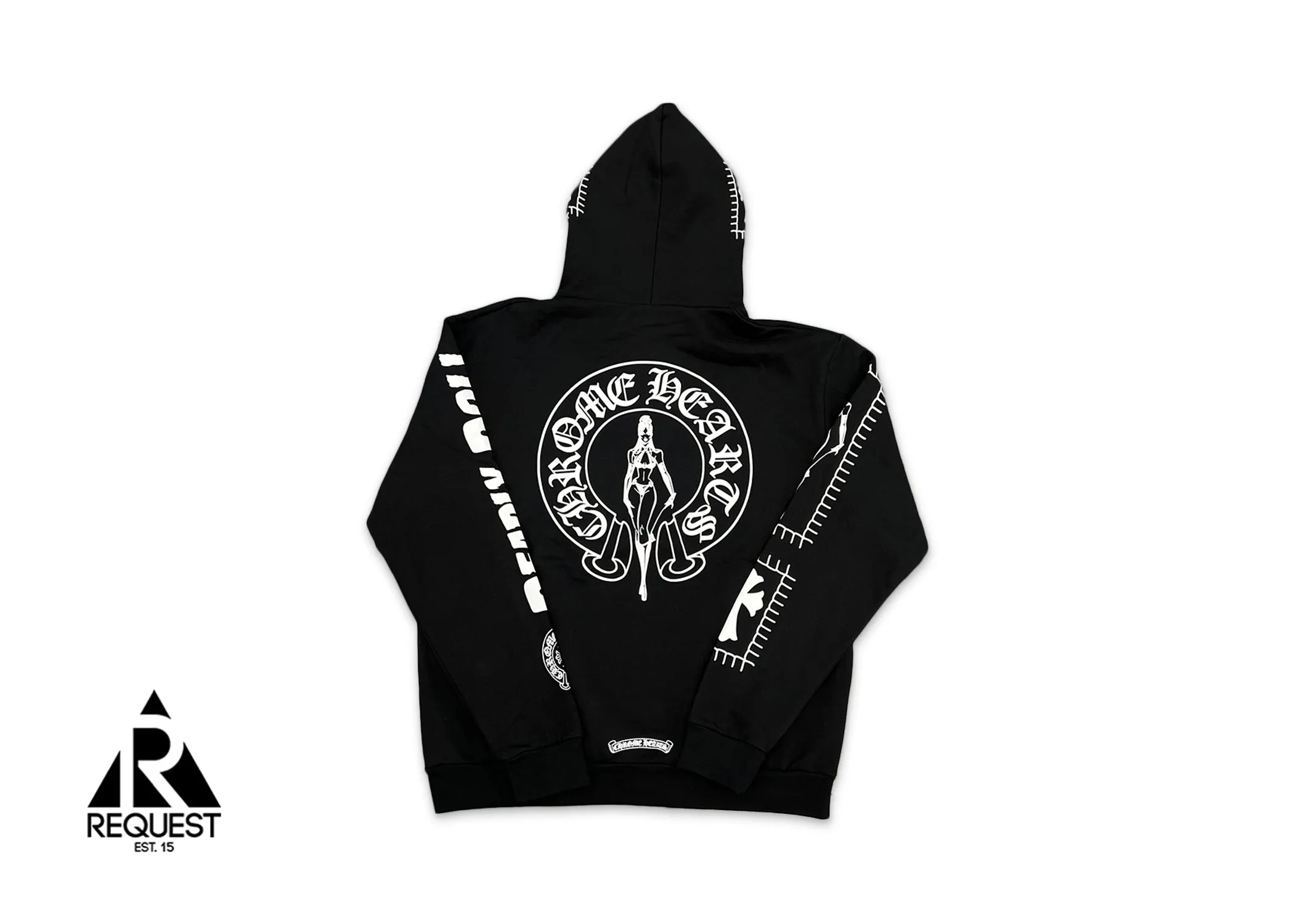 Deadly Doll Hoodie "Black White"