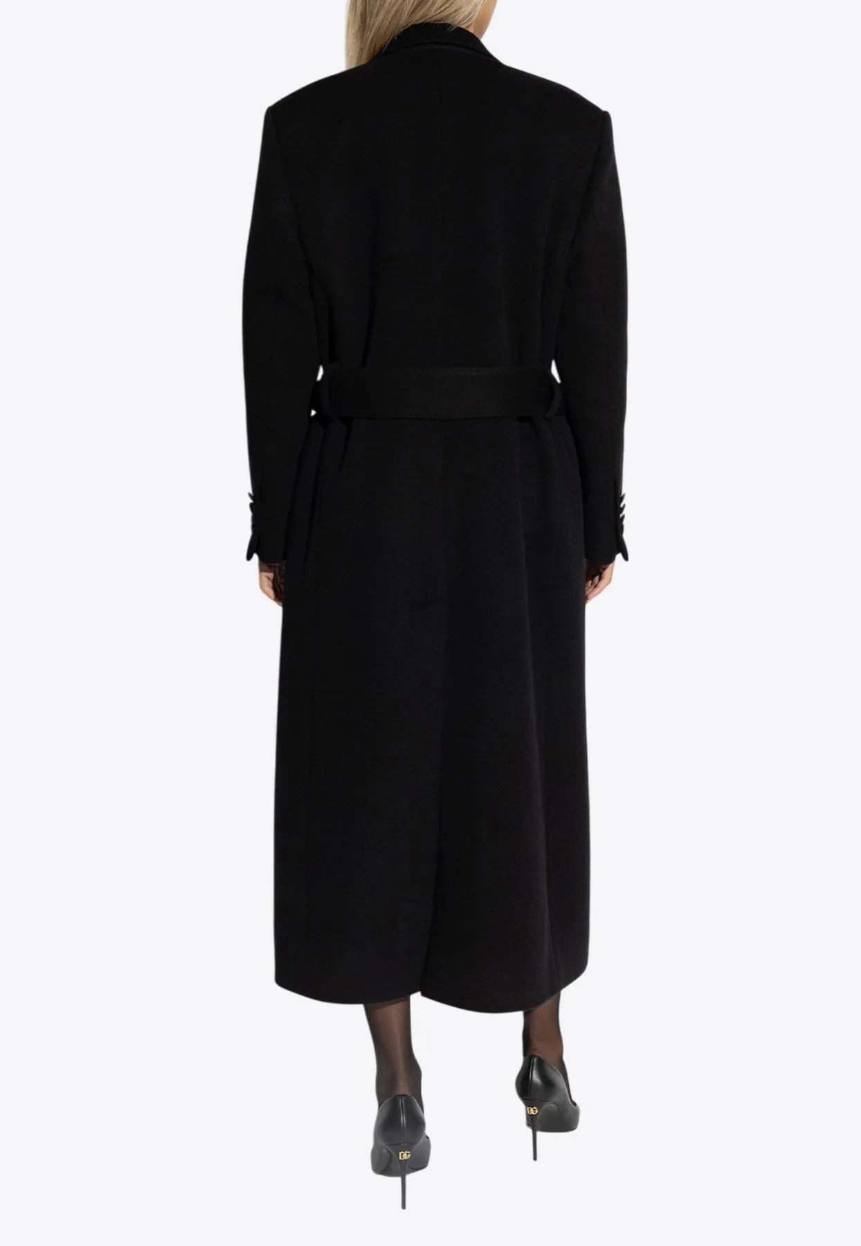 Double-Breasted Cashmere Coat