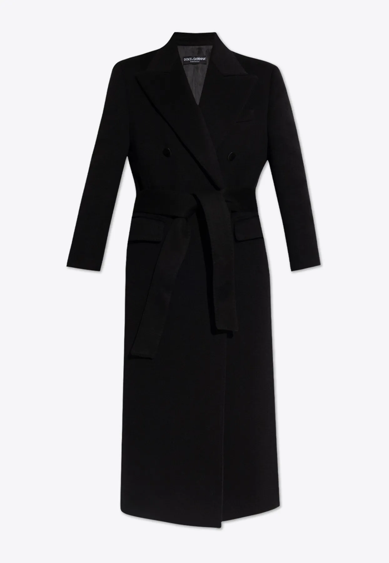 Double-Breasted Cashmere Coat