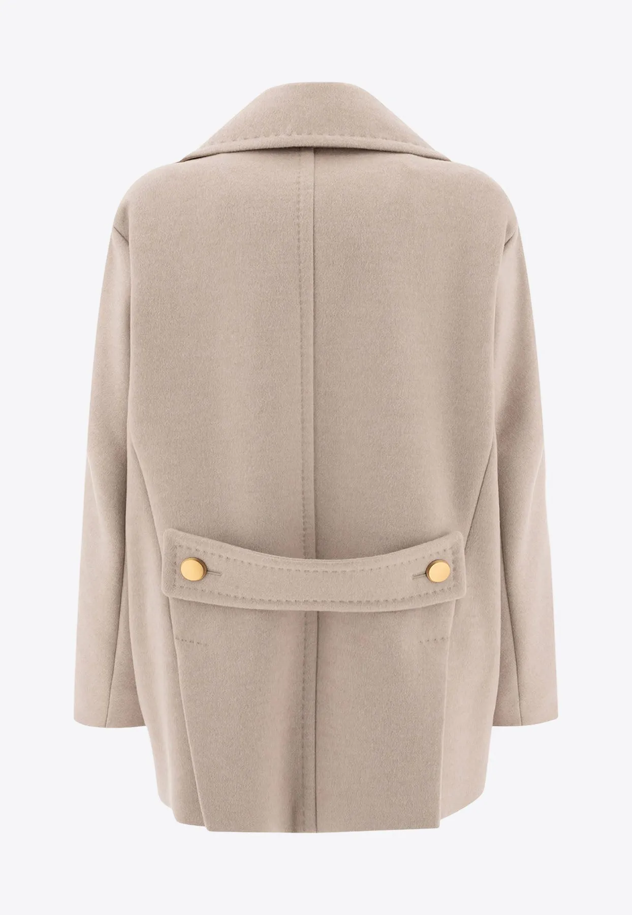 Double-Breasted Cashmere Coat