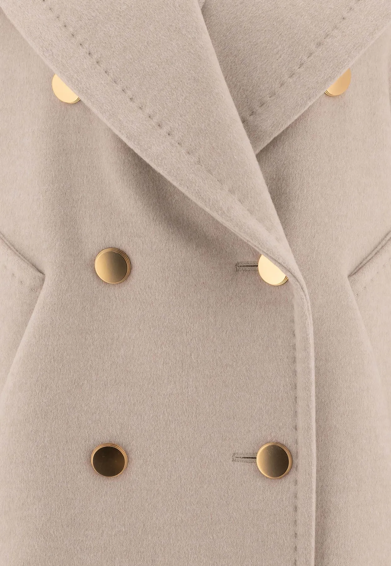 Double-Breasted Cashmere Coat