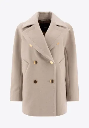 Double-Breasted Cashmere Coat