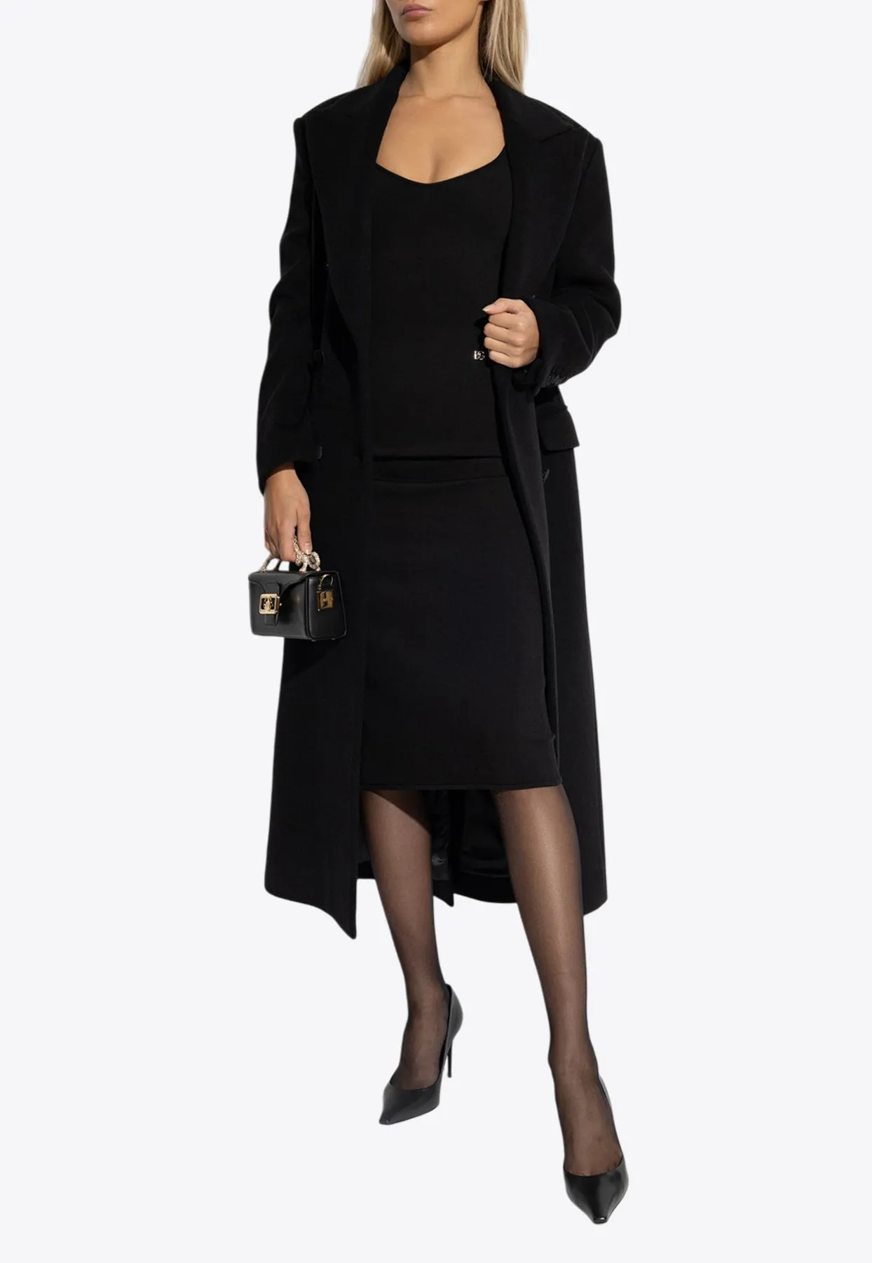 Double-Breasted Cashmere Coat