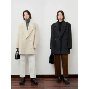 Double-Breasted Wool Coat