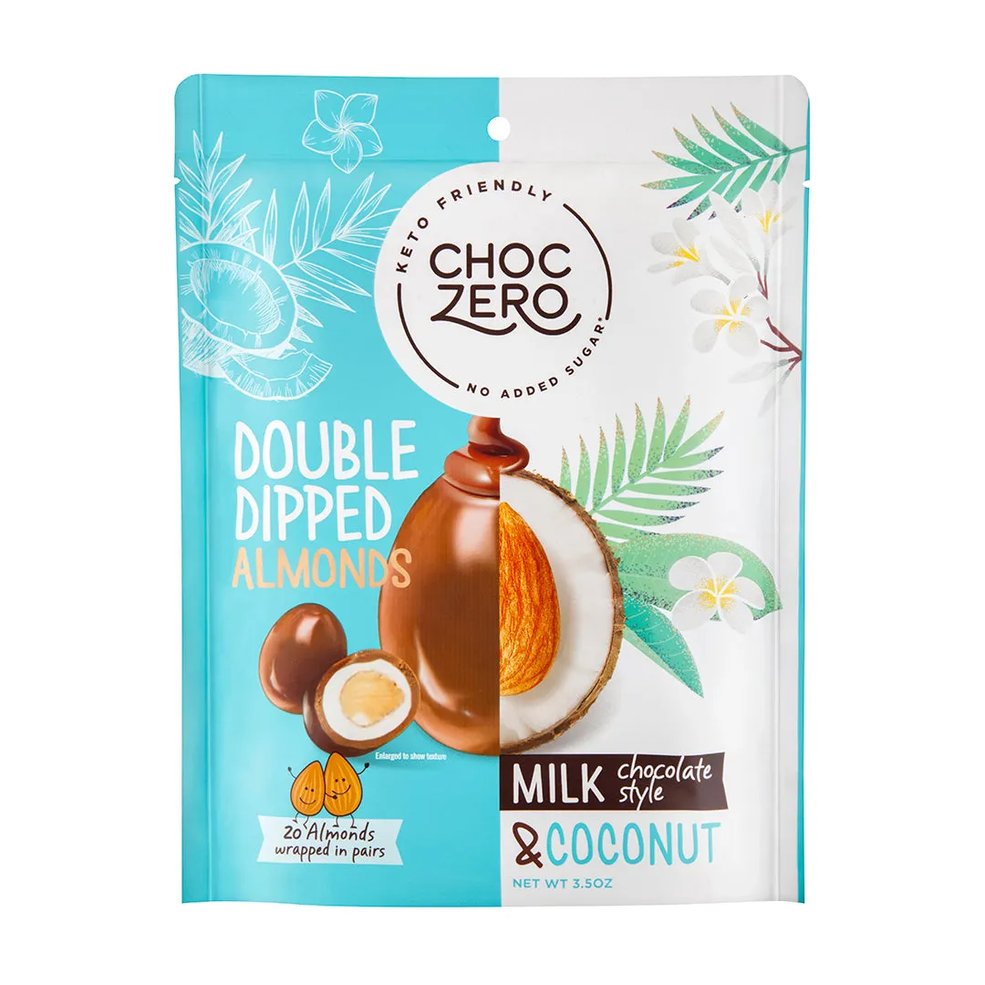 Double Dipped Milk Chocolate Coconut Almonds